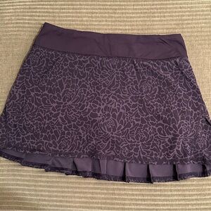 Lululemon Athletica Black Mini Skater Skirt